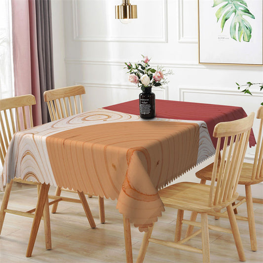 Lofaris Root Texture Pattern Rectangle Tablecloth