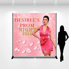 Lofaris Rose Gold Diamond Prom Night 2024 Custom Backdrop