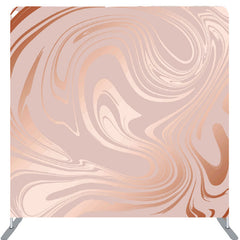 Lofaris Rose Gold Swirl Pattern Backdrop Cover For Decoration