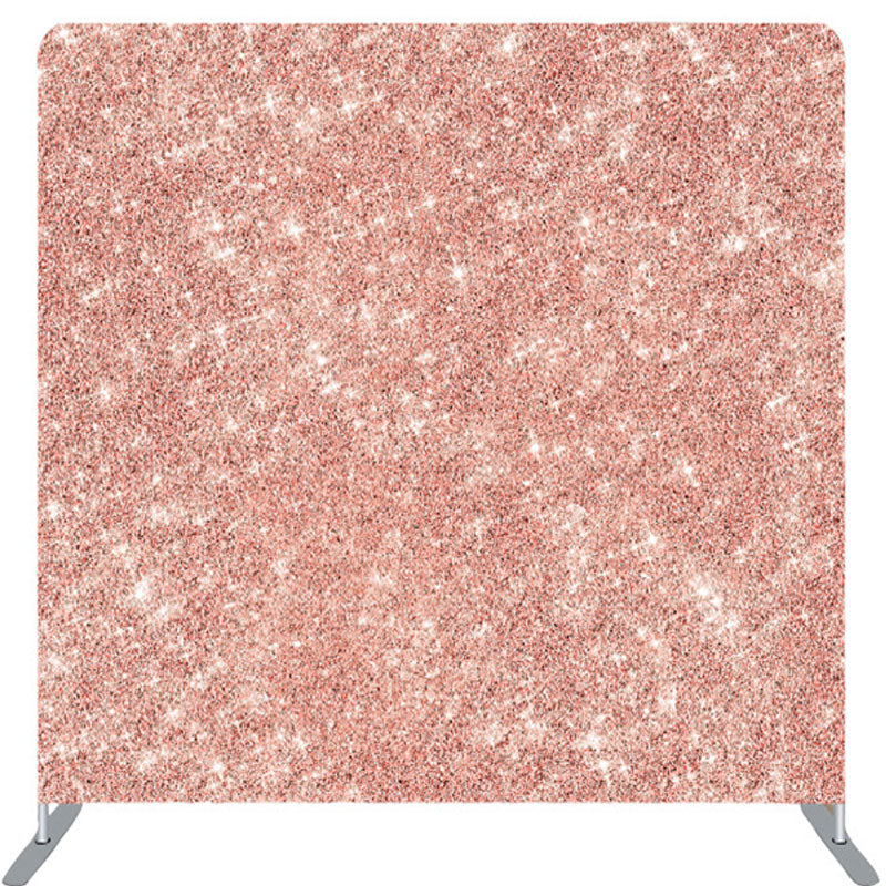 Lofaris Rose Sparkling Fabric Backdrop Cover For Party Decor
