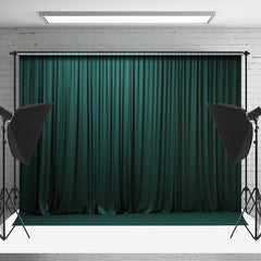 Lofaris Royal Green Theater Curtain Stage Photo Backdrop