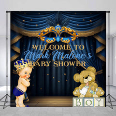 Lofaris Royal Mardi Gras Custom Baby Shower Party Backdrop