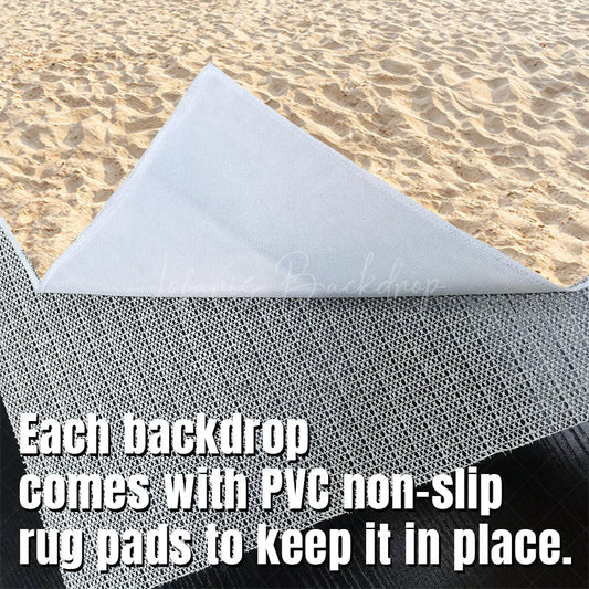 Lofaris Sand Pattern Tropical Beach Texture Photo Backdrop