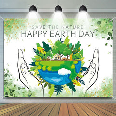 Lofaris Save the Nature Protectio Earth Day Theme Backdrop