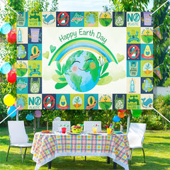 Lofaris Save the Planet Happy Earth Day April 22nd Backdrop