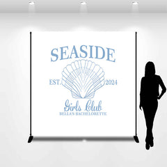 Lofaris Seaside Girls Club Custom Bachelorette Backdrop