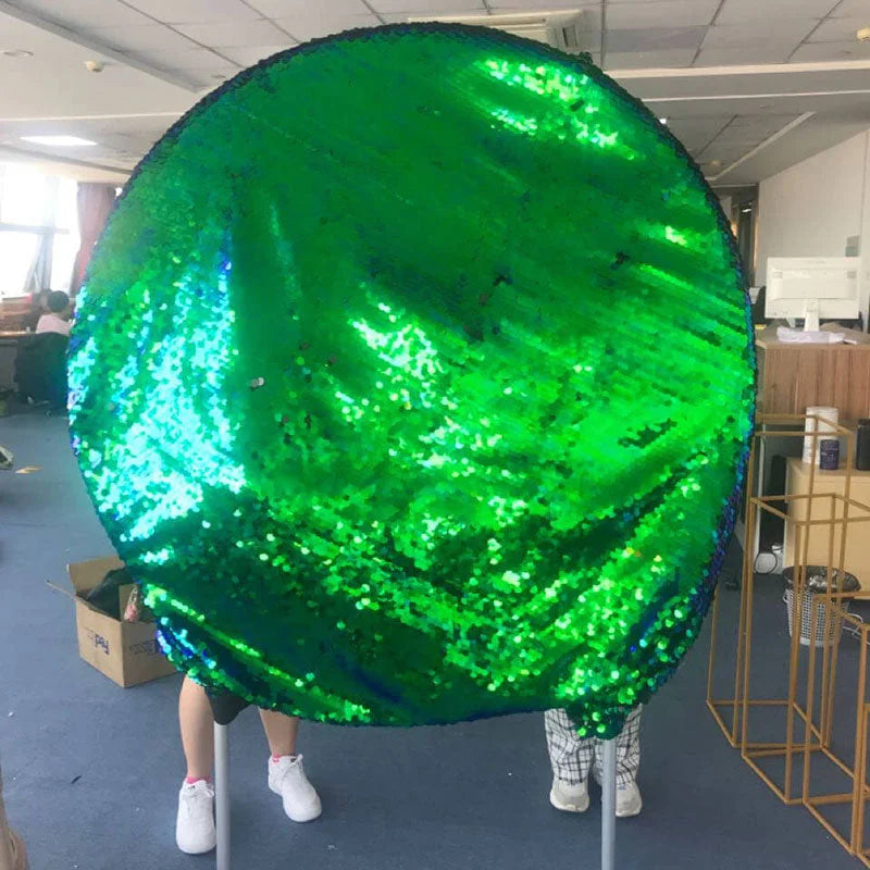 Lofaris Green Sequin Backdrop Wall | Wedding Event Party Decorations