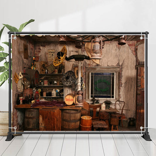 Lofaris Shabby Brick Wall Life Photo Architecture Backdrop