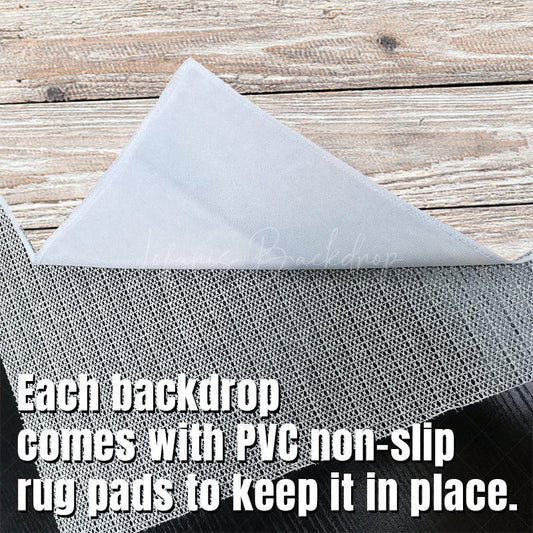 Lofaris Shabby White Vintage Style Wooden Floor Backdrop