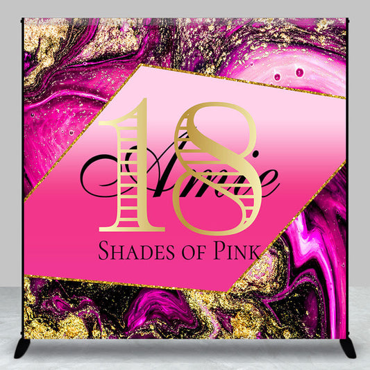 Lofaris Shade Of Pink Abstract Texture Custom 18Th Birthday