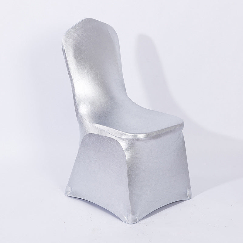 Lofaris Silver Premium Stretchy Spandex Banquet Chair Cover