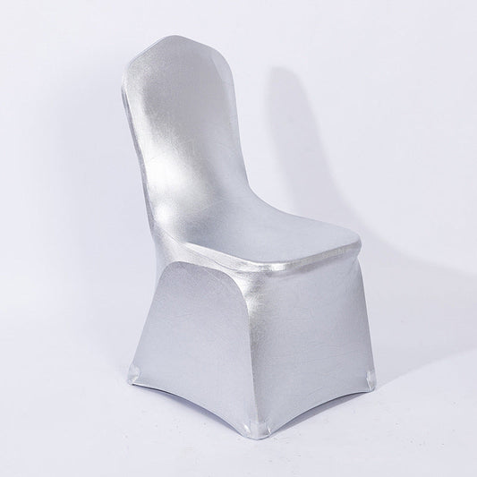 Lofaris Silver Premium Stretchy Spandex Banquet Chair Cover