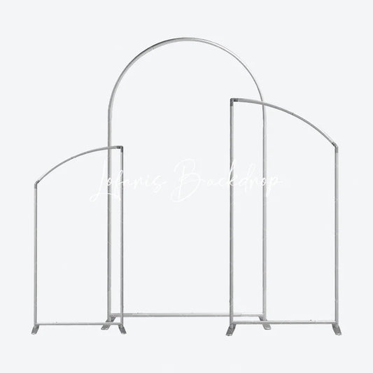 Lofaris Heavy Duty Chiara Arched Frame 3 Piece Set Stands With Carrying Bag for Party Wedding Event Decor