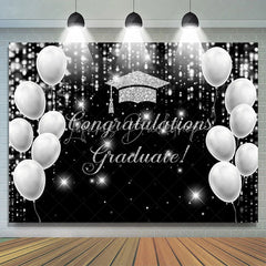 Lofaris Simple Elegant Balloon Congratulation Backdrop