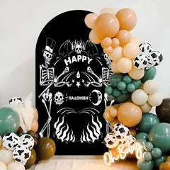 Lofaris Skeleton Halloween Birthday Party Arch Backdrop