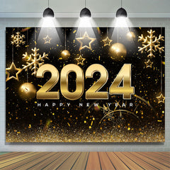 Lofaris Snowflake Star Spark 2023 Holiday New Year Backdrop