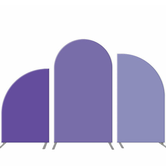 Lofaris Solid Lavender Purple System Arch Backdrop Set For Party