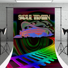 Lofaris Soul Train Psychedelic Rainbow Color Sweep Backdrop