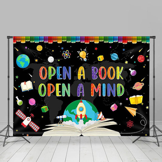 Lofaris Space Earth Book Planet Star World Day Backdrop