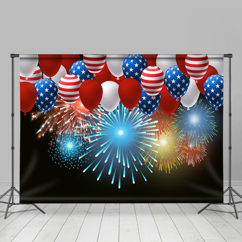 Lofaris Spark Balloon Independence Day Backdrop For Party