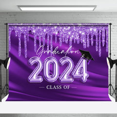 Lofaris Special Balloon Of 2024 Happy Graduation Backdrop