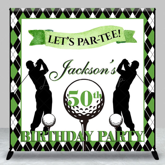 Lofaris Sport Golf Lets Partee Custom Name Birthday Backdrop
