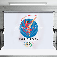 Lofaris Sport Ribbon Gymnastics Paris 2024 Olympic Backdrop