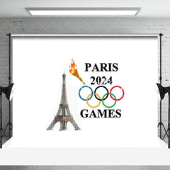 Lofaris Sport Torch Tower Paris 2024 Olympic Games Backdrop