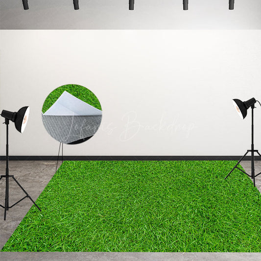 Lofaris Spring Fresh Grass Lawn Floor Mat For Photo Booth
