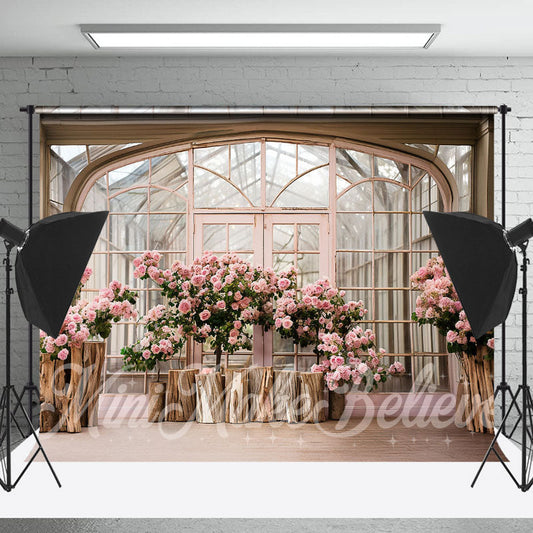 Lofaris Spring Greenhouse Transparent Architectural Backdrop
