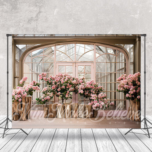 Lofaris Spring Greenhouse Transparent Architectural Backdrop