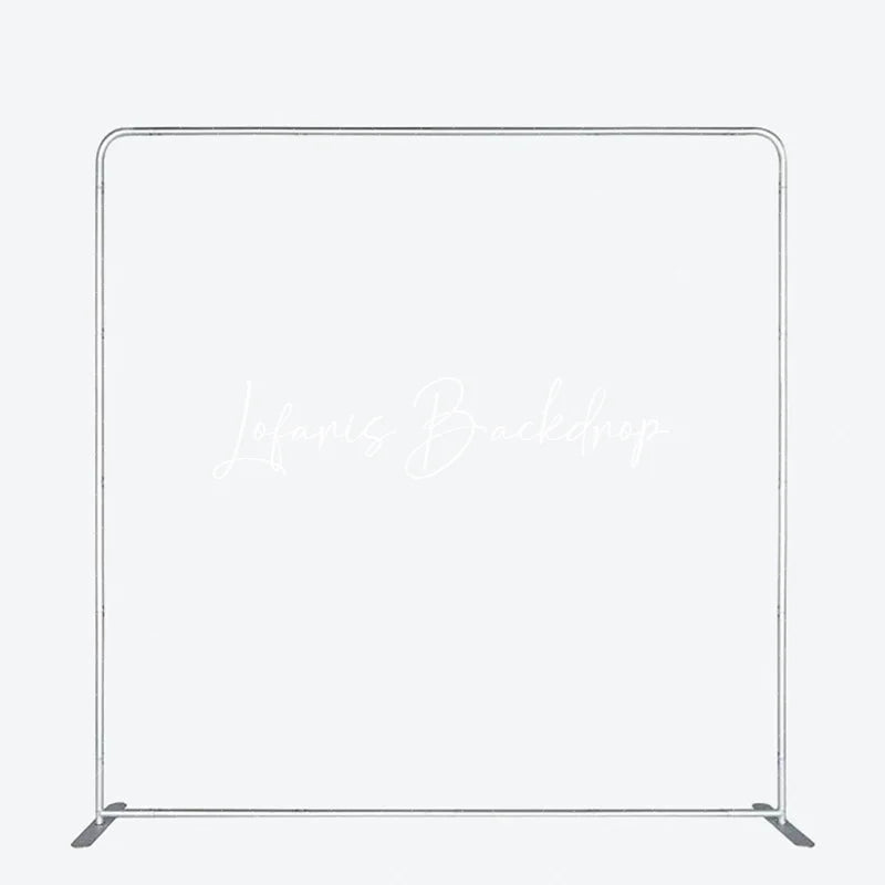 Lofaris Silver Pillow Cover Heavy Duty Tension Backdrop Frame