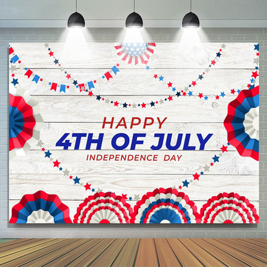 Lofaris Stars Happy 4th Of July Independence Day Backdrop