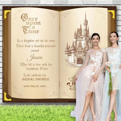 Lofaris Story Book Engagement Custom Bridal shower Backdrop