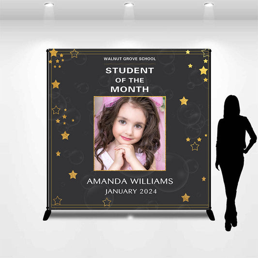 Lofaris Student Of The Month Personalized Photo Backdrop