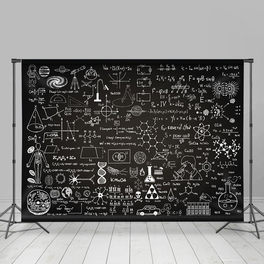 Lofaris Students Blackboard Formula Graduation Backdrop