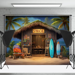 Lofaris Summer Holiday Cabin Boutique Beach Chair Backdrop