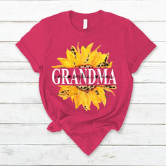 Lofaris Summer Hot Sunflowers Grandma And Kids T - Shirt