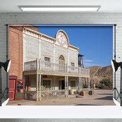 Lofaris Sunny Desert Cabin Photography Architecture Backdrop