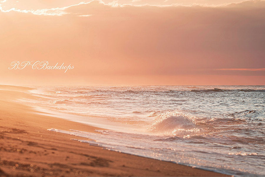 Lofaris Sunset Beach Portrait Sea Photography Backdrop For Holiday