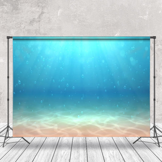 Lofaris Sunshine Clear Blue Undersea Bubble Summer Backdrop
