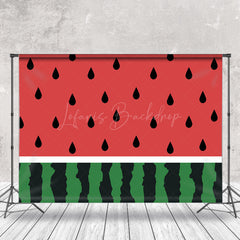 Lofaris Sweet Watermelon Birthday Backdrop For Photograph