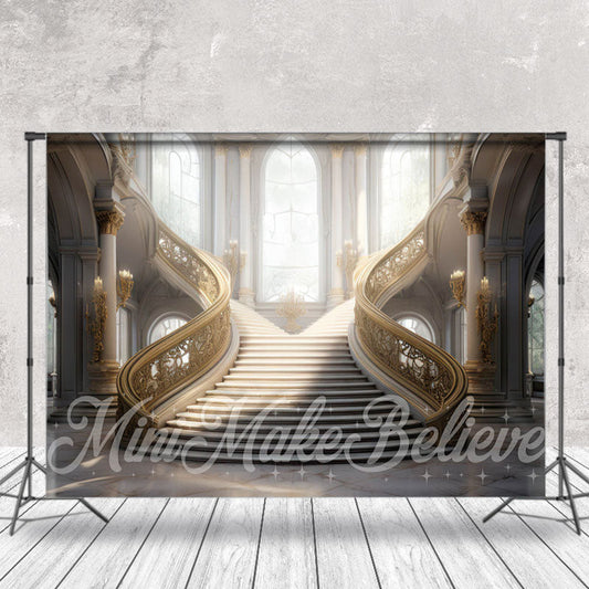 Lofaris Symmetrical Palace Staircase Architecture Backdrop