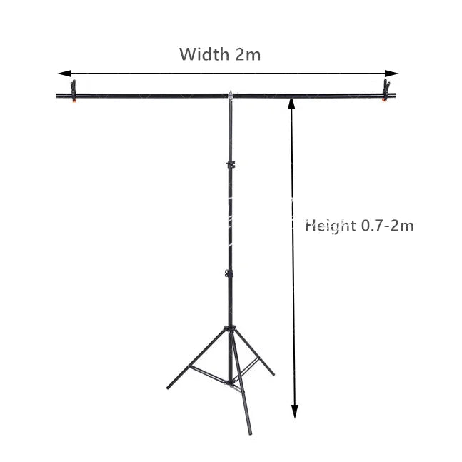 Lofaris T-Shape Adjustable Backdrop Stand Support Frame