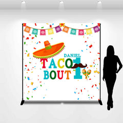 Lofaris Taco Bout One Fiesta Custom 1st Birthday Backdrop