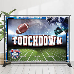 Lofaris Touch Down Football Game Day End Zone Sport Backdrop