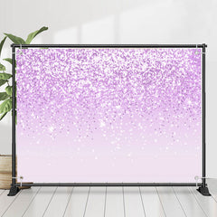 Lofaris Trendy Purple Glitter Light Bokeh Birthday Backdrop