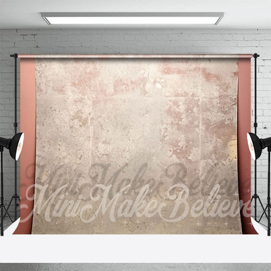 Lofaris Trim Salmon Pink White Cream Retro Wall Backdrop