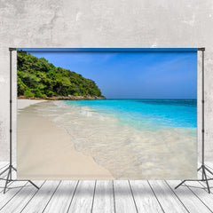 Lofaris Tropical Island Gradient Seawater Summer Backdrop