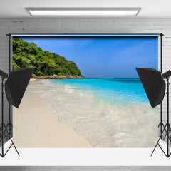 Lofaris Tropical Island Gradient Seawater Summer Backdrop